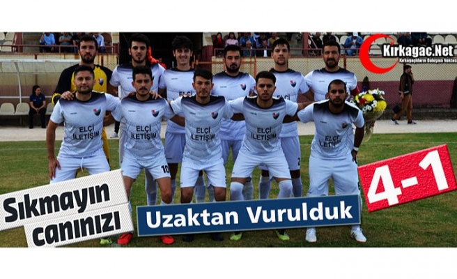 ACARİDMAN UZAKTAN VURULDU 4-1