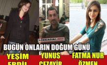 BUGÜN ONLARIN DOĞUM GÜNÜ(07 OCAK)