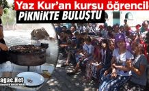 KIRKAĞAÇ’TA KURAN KURSU ÖĞRENCİLERİNE “PİKNİK“ SÜRPRİZİ