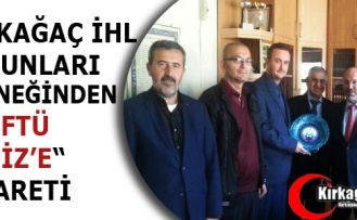 KIRKAĞAÇ İHL MEZUNLARI DERNEĞİNDEN “MÜFTÜ DENİZ'E“ ZİYARET