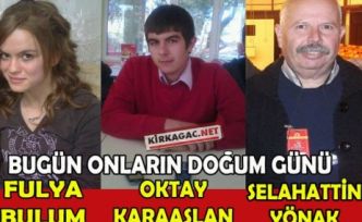 DOĞUM GÜNLERİ(29 ARALIK)