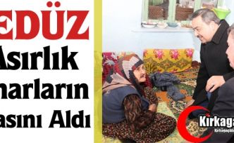 GEDÜZ, ASIRLIK ÇINARLARIN DUASINI ALDI