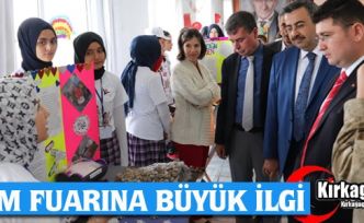 KIRKAĞAÇ’TA TÜBİTAK BİLİM FUARINA BÜYÜK İLGİ