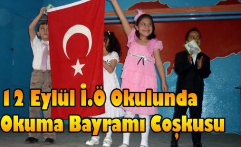 12 Eylül İ.Ö Okulundan Okuma Bayramı Coşkusu