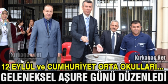 12 EYLÜL ve CUMHURİYET'TEN GELENEKSEL AŞURE GÜNÜ