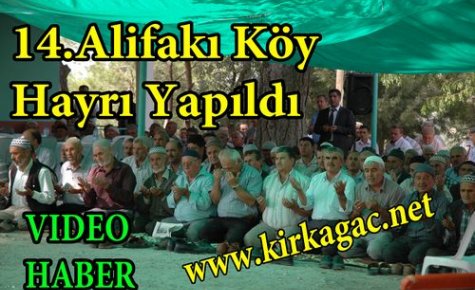 14.Alifakı Köy Hayrına Büyük İlgi(VİDEO HABER)