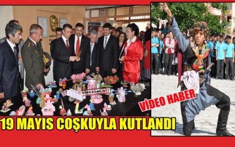 19 MAYIS COŞKUYLA KUTLANDI(VİDEO)