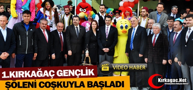 1.KIRKAĞAÇ GENÇLİK ŞÖLENİ KORTEJ YÜRÜYÜŞÜ İLE BAŞLADI(VİDEO)