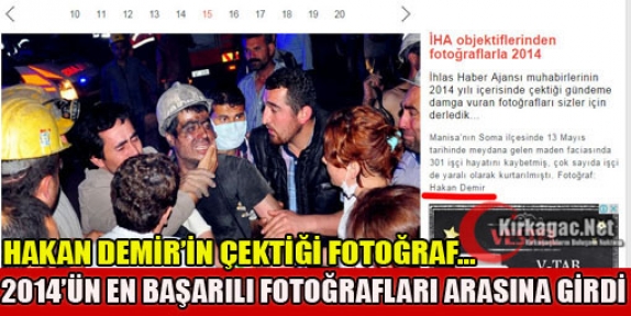 2014’E DAMGA VURAN FOTOĞRAF HAKAN DEMİR’DEN