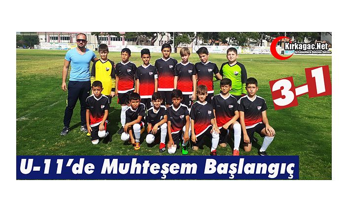 U-11 TAKIMIMIZDAN MUHTEŞEM BAŞLANGIÇ