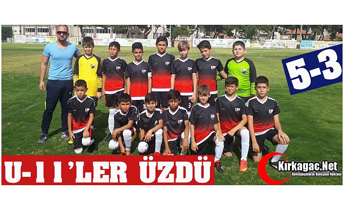 ACARİDMAN U-11 TAKIMI ÜZDÜ 5-3