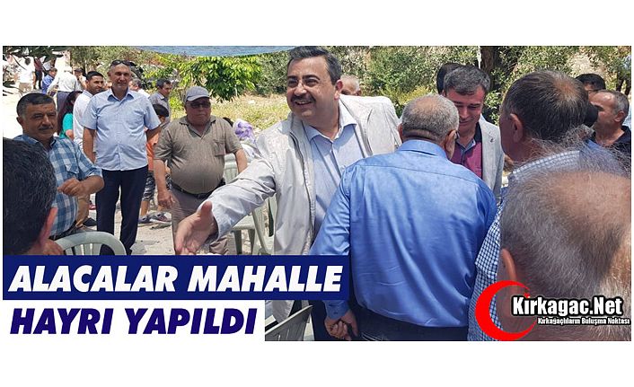 ALACALAR MAHALLE HAYRI YAPILDI