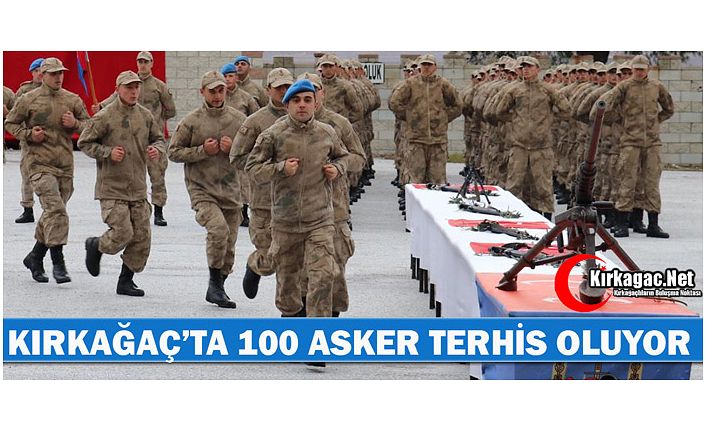 KIRKAĞAÇ’TA 100 ASKERE “TERHİS MÜJDESİ"