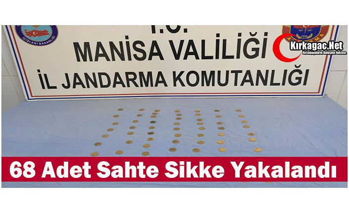 68 ADET SİKKE YAKALANDI