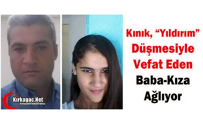 KINIK, VEFAT EDEN BABA-KIZA AĞLIYOR