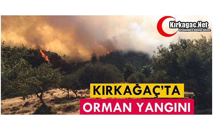 KIRKAĞAÇ’TA ORMAN YANGINI