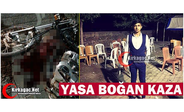 YASA BOĞAN KAZA 1 ÖLÜ