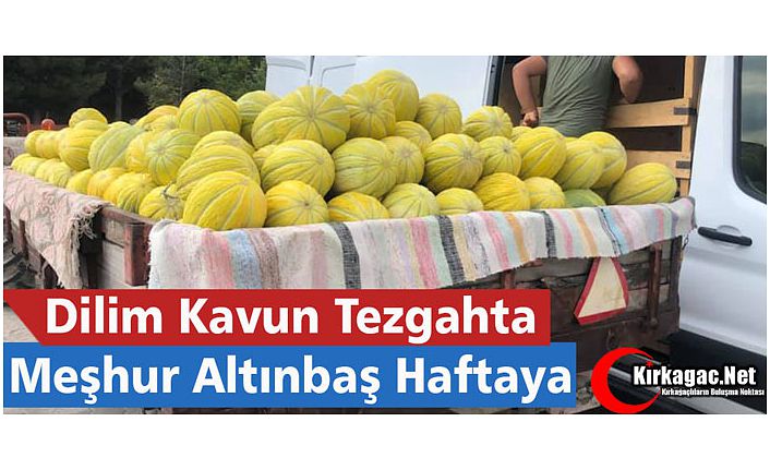 DİLİM KAVUN TEZGÂHTA, ALTINBAŞ HAFTAYA