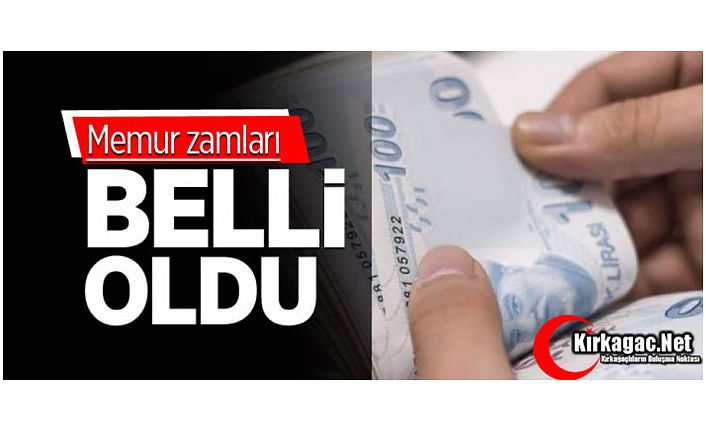 MEMUR ZAMMI BELLİ OLDU