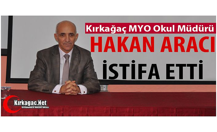 ŞOK İSTİFA… DOÇ DR. ARACI İSTİFA ETTİ