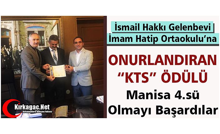 İ.H GELENBEVİ İHO’YA “ONURLANDIRAN ÖDÜL”