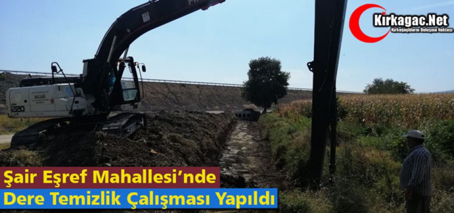 ŞAİR EŞREF MAHALLESİ’NDE “DERE TEMİZLİK” ÇALIŞMASI YAPILDI