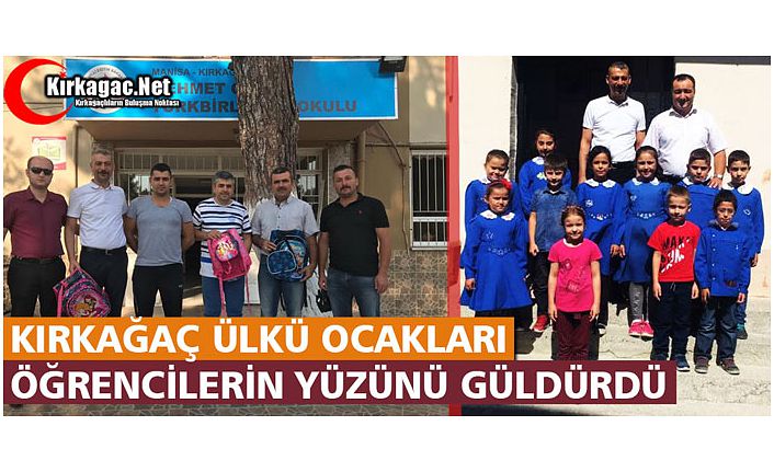 ÜLKÜ OCAKLARI ÖĞRENCİLERİN YÜZÜNÜ GÜLDÜRDÜ