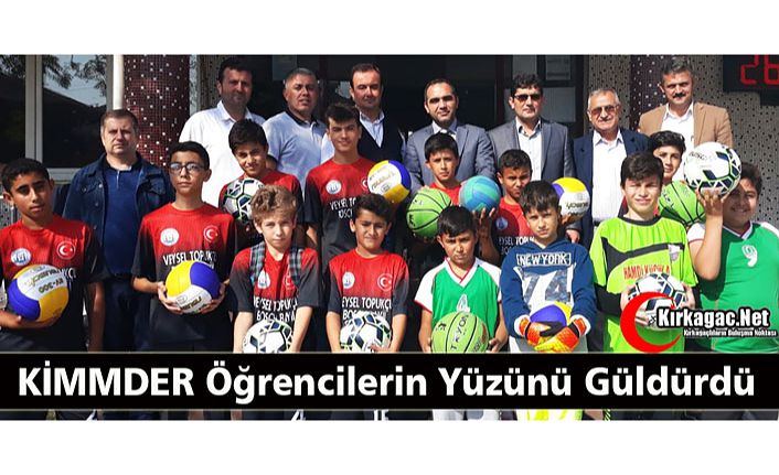 KİMMDER ÖĞRENCİLERİN YÜZÜNÜ GÜLDÜRDÜ