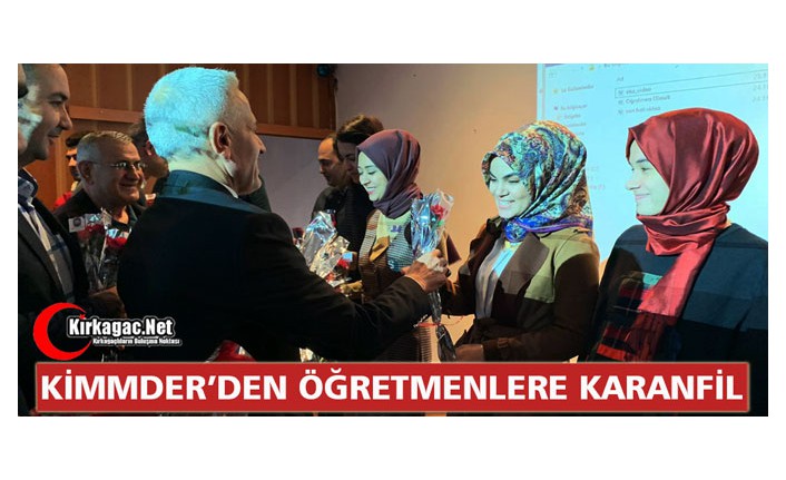 KİMMDER’DEN ÖĞRETMENLERE KARANFİL