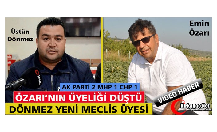 YENİ MECLİS ÜYESİ ÜSTÜN DÖNMEZ