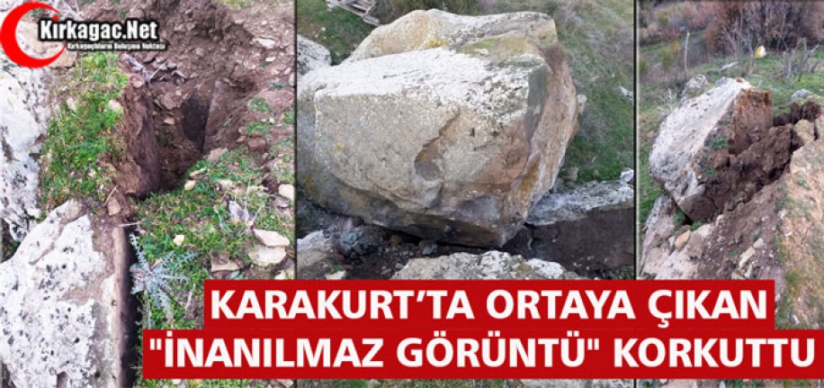 KARAKURT’TA ORTAYA ÇIKAN "İNANILMAZ GÖRÜNTÜ" KORKUTTU