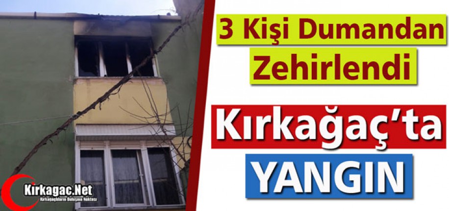 KIRKAĞAÇ’TA KORKUTAN YANGIN