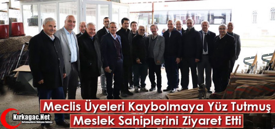 BÜYÜKŞEHİR MECLİS ÜYELERİNDEN KIRKAĞAÇ'A ZİYARET