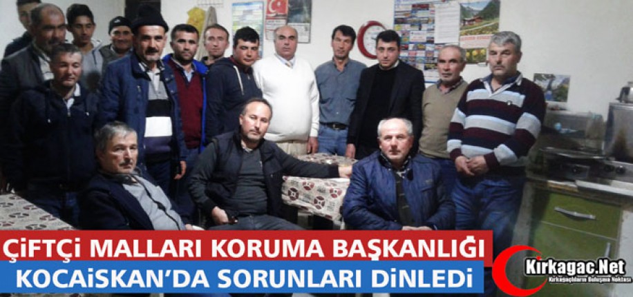 KOCAİSKAN'DA SORUNLAR DİNLENDİ