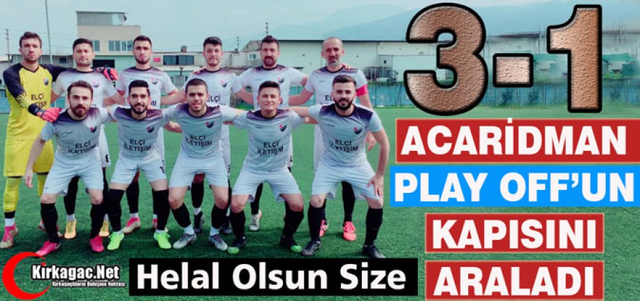 "EFSANE" PLAY OFF'UN KAPISINI ARALADI 3-1