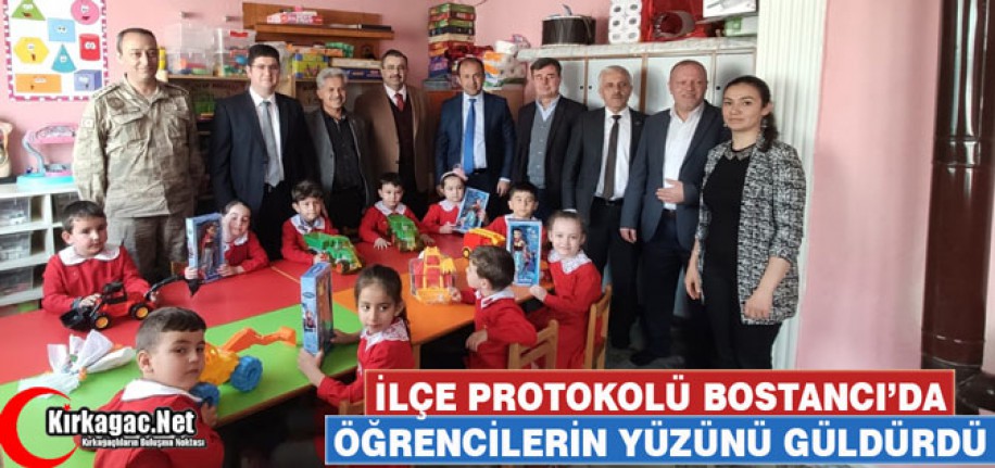 PROTOKOL BOSTANCI'DA ÖĞRENCİLERİN YÜZÜNÜ GÜLDÜRDÜ