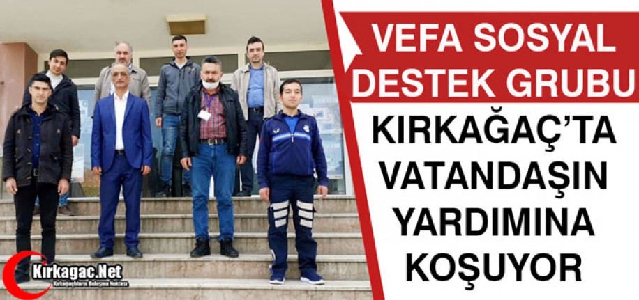 VEFA SOSYAL DESTEK GRUBU, VATANDAŞIN YARDIMINA KOŞUYOR