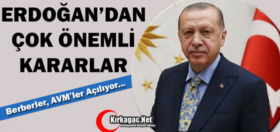 ERDOĞAN'DAN ÖNEMLİ AÇIKLAMALAR