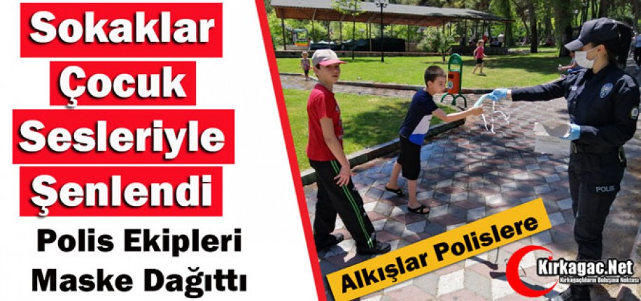 SOKAKLAR ÇOCUK SESLERİYLE ŞENLENDİ