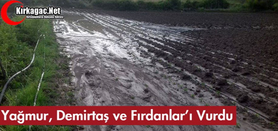 YAĞMUR, DEMİRTAŞ ve FIRDANLAR'I VURDU