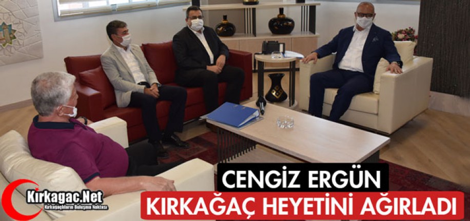 ERGÜN, KIRKAĞAÇ HEYETİNİ AĞIRLADI