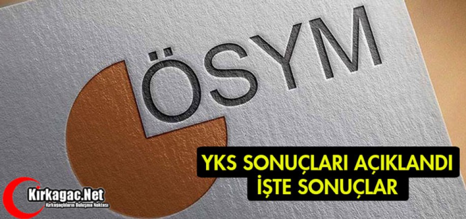 YKS SONUÇLARI AÇIKLANDI.. TIKLAYIN ÖĞRENİN