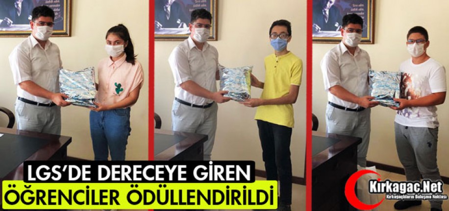 LGS'DE BAŞARILI OLAN ÖĞRENCİLER ÖDÜLLENDİRİLDİ