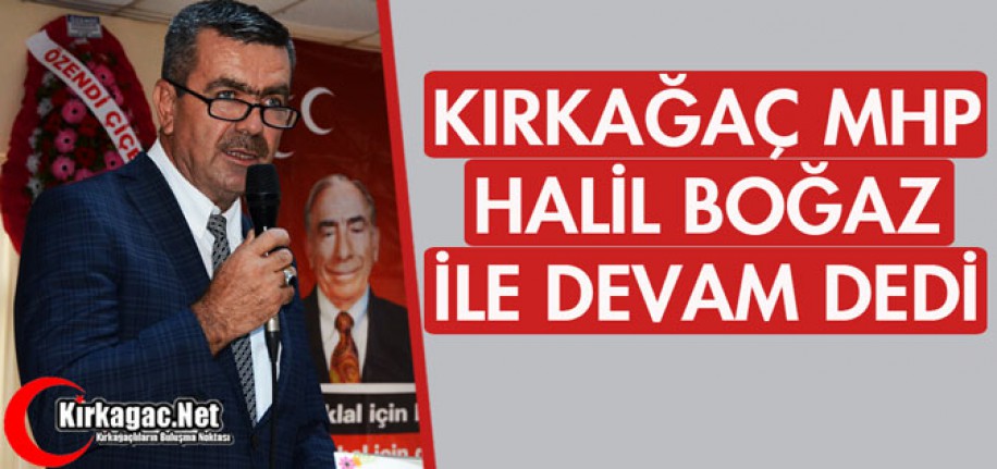 KIRKAĞAÇ MHP "BOĞAZ" İLE DEVAM DEDİ