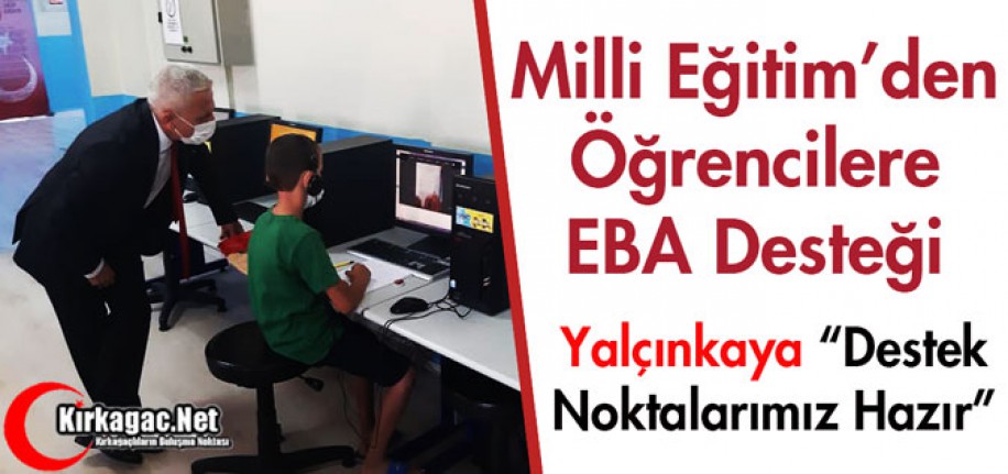 MİLLİ EĞİTİMDEN EBA DESTEĞİ