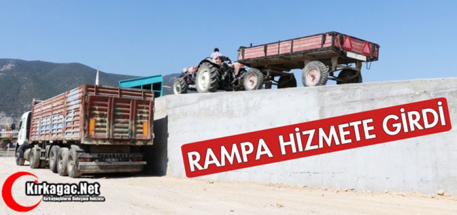 "RAMPA" HİZMETE GİRDİ