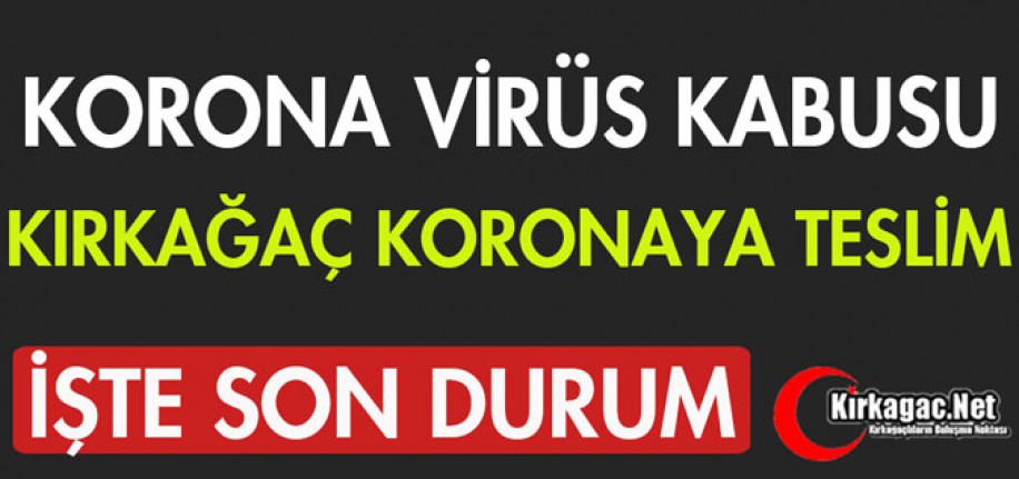 KIRKAĞAÇ KORONA VİRÜSE TESLİM