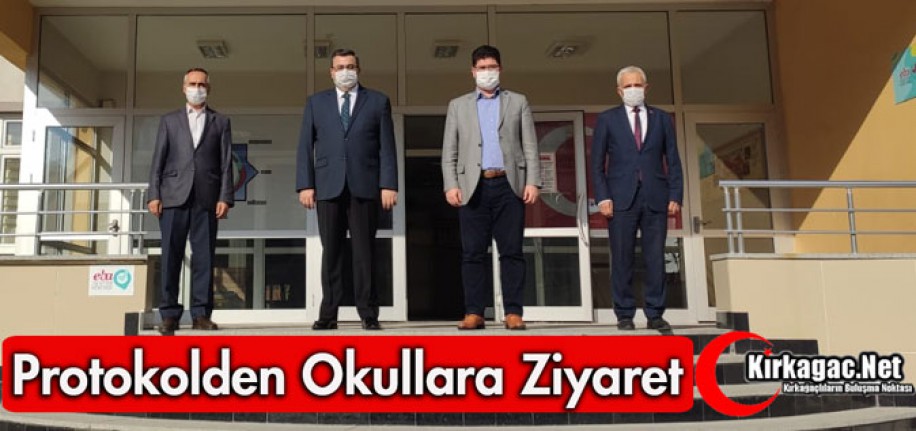 PROTOKOLDEN OKUL MÜDÜRLERİNE ZİYARET