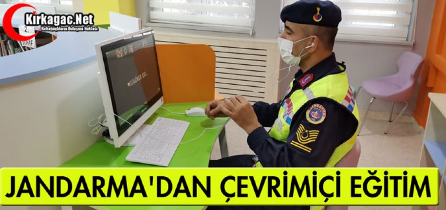 KIRKAĞAÇ JANDARMA'DAN ÇEVRİMİÇİ EĞİTİM