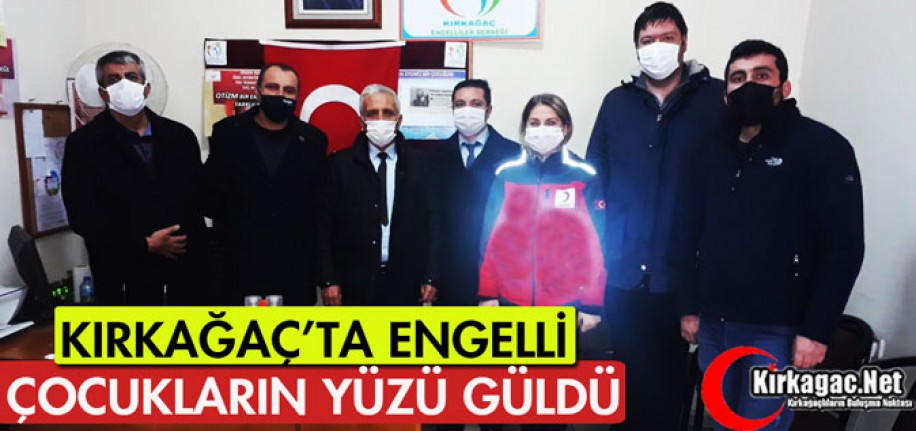 KIRKAĞAÇ'TA ENGELLİ ÇOCUKLARIN YÜZÜ GÜLDÜ